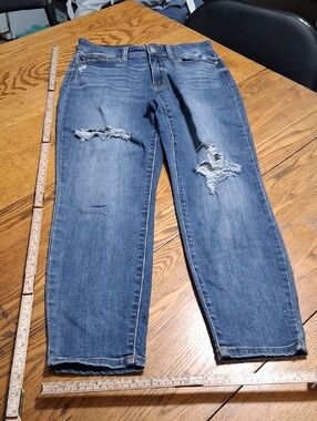 JUDY BLUE Jeans Womens 5 / 27 Pants Denim Preowned Distressed SLIM FIT Used